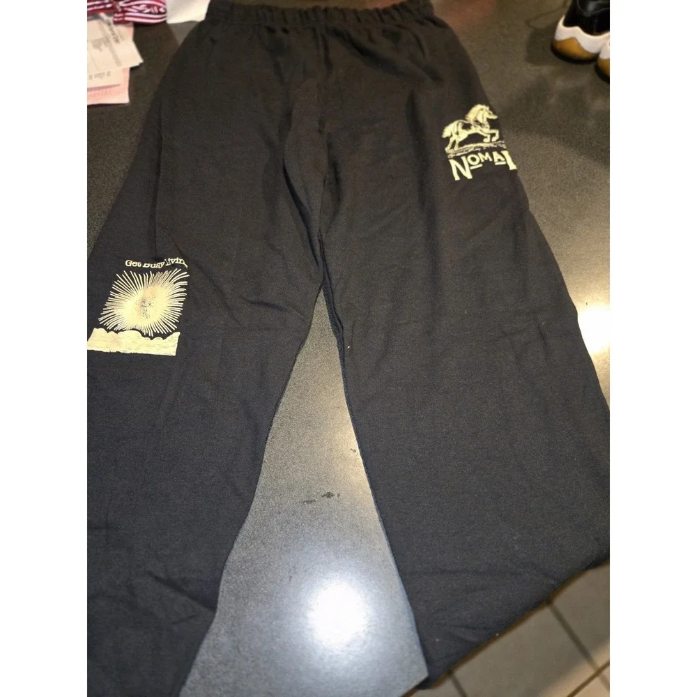 NOMAD Living Sweatpants Mens Large Black NWOT Made in USA Get Busy Living